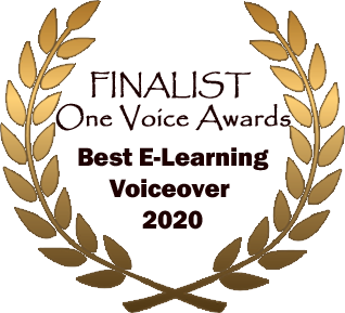 Finalist One Voice Awards - Best E-Learning Voiceover 2020. 