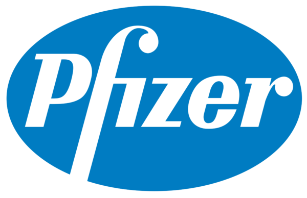 Pfizer logo. 