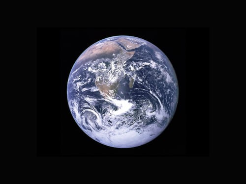 Sara Starling voice over - recent work making a difference - picture of earth from space by Nasa